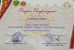 Mahasiswa FEBI UIN Syahada Padangsidimpuan Raih Juara Harapan II Duta Karang Taruna Tapanuli Selatan