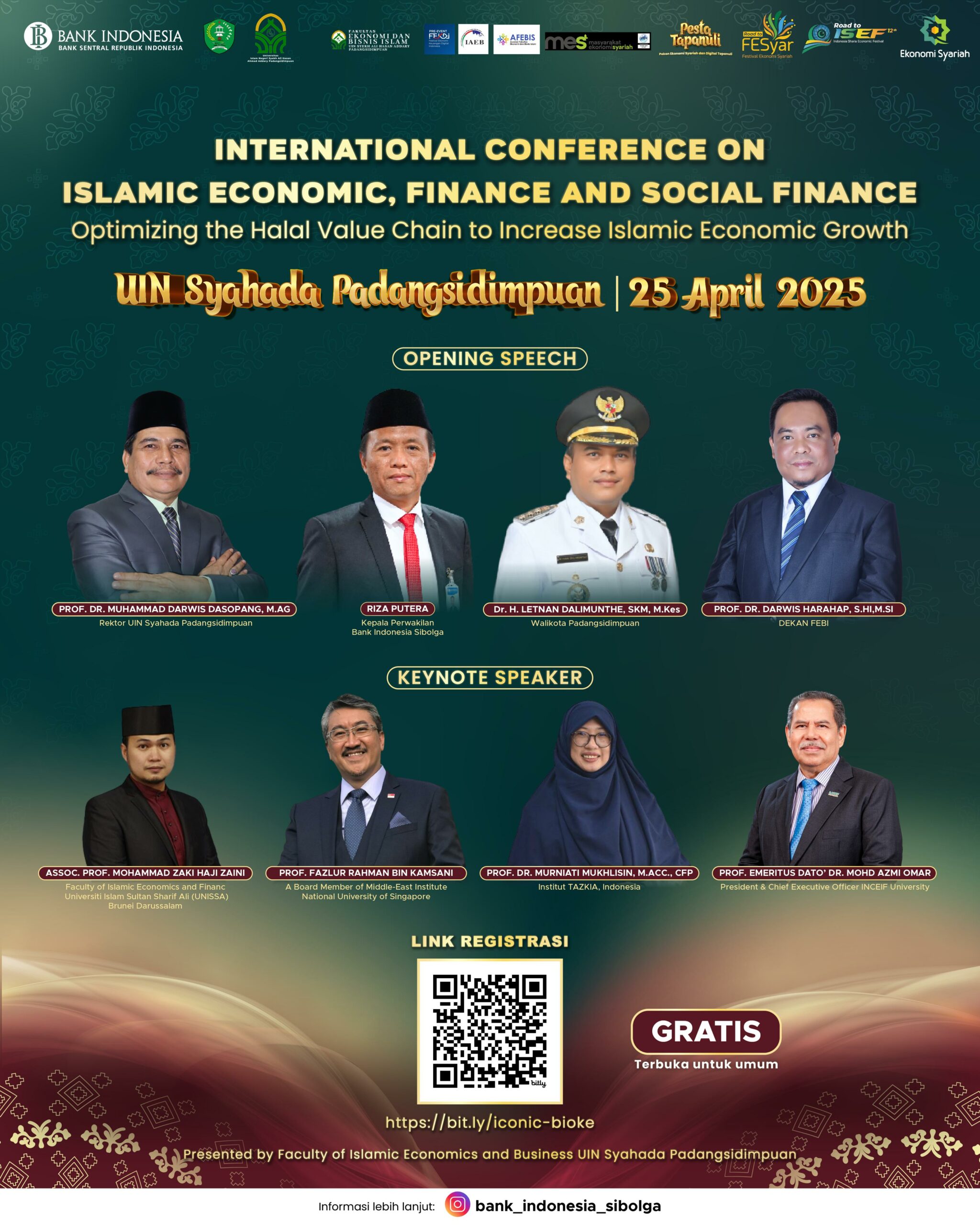 International Conference On Islamic, Finance And Social Finance UIN Syahada Padangsidimpuan