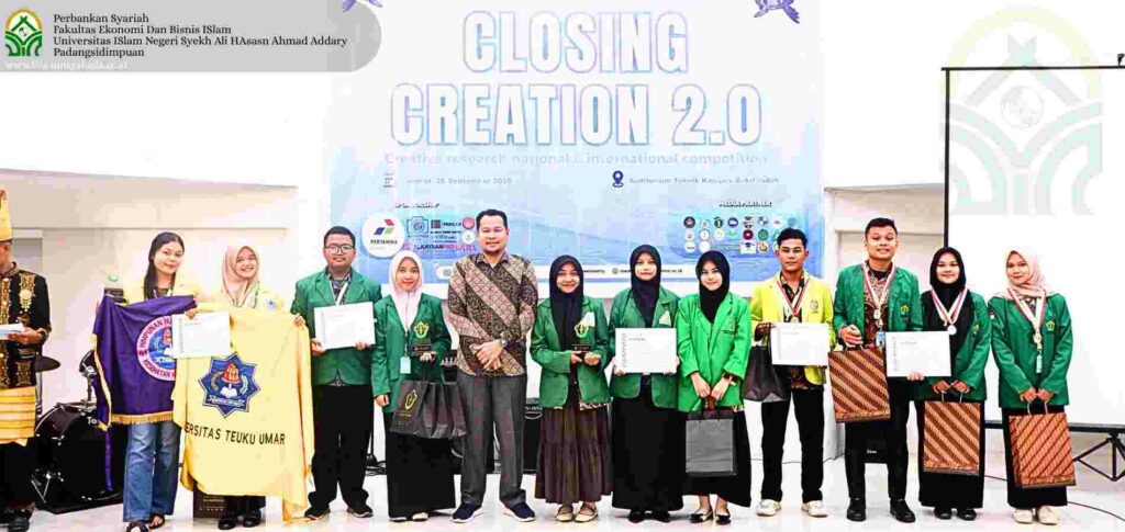 Mahasiswa Perbankan Syariah UIN Syekh Ali Hasan Ahmad Addary Padangsidimpuan Raih Juara 3 dalam Ajang Bergengsi Creative Research National and International Competition di Universitas Malikussaleh