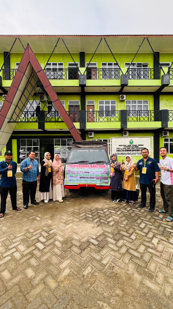 FEBI menyalurkan bantuan donasi kemanusiaan kepada masyarakat Desa Garoga Tapsel