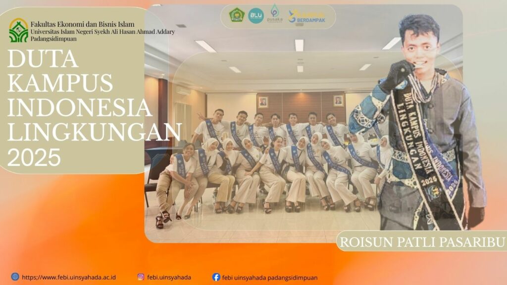 Mahasiswa FEBI Raih Penghargaan Duta Kampus Indonesia Lingkungan 2025