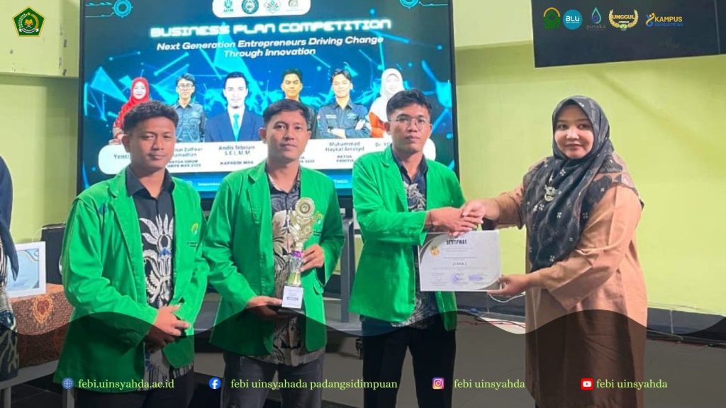 Mahasiswa Prodi MBS FEBI UIN SYAHADA Raih Juara 2 pada Kompetisi Business Plan di Bukittinggi