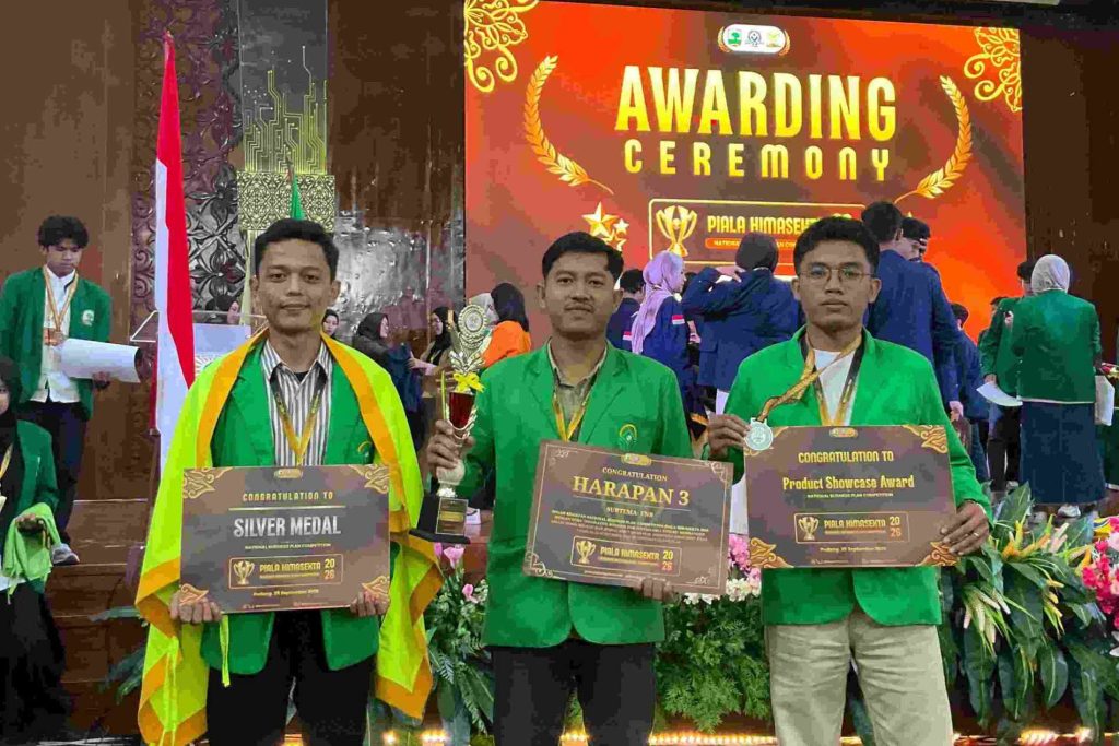 Implementasi Nilai Ekosentris dan Sustainability, Mahasiswa FEBI UIN Syahada Raih Tiga Penghargaan di National Business Plan 2026